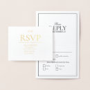Search for gold foil rsvp cards Formal