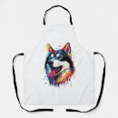 Search for siberian husky aprons Wolf
