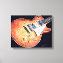 Search for electric guitar canvas prints Music
