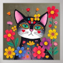 Search for cat folk art Colourful