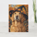 Search for golden retriever halloween cards Autumn