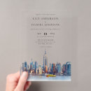 Search for new york wedding invitations City skyline