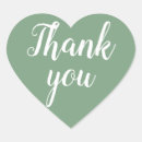 Search for thank you green stickers Minimalist