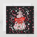 Search for red black christmas invitations Stars