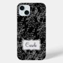 Search for grey damask iphone cases Black