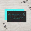 Search for paranormal business cards Ghost hunter