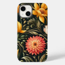 Search for blooming flowers iphone cases Retro