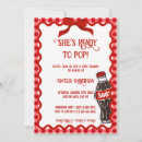 Search for shes ready to pop invitations Soda bottle