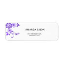 Search for swirl return address labels Purple