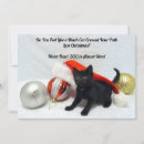 Search for black cat christmas cards Humour