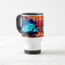 Search for blue floral travel mugs Flower