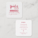 Search for sewing machine business cards Feminine