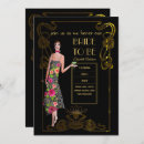 Search for flapper bridal shower invitations Roaring twenties