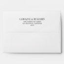 Search for black and white envelopes Elegant