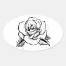 Search for rose tattoos stickers Black and white