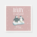 Search for winter wonderland napkins Penguin
