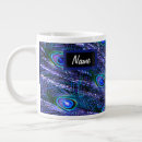 Search for feather mugs Peacock feathers