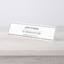 Search for attorney at law name plates Modern