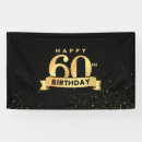 Search for 60th birthday backdrops Black