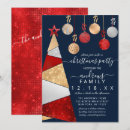 Search for silver and gold christmas invitations Glitter