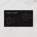Search for black red business cards Consultant