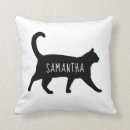 Search for black cat cushions Typography