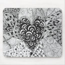 Search for heart mandala mousepads Zen doodle style