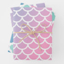 Search for mermaid wrapping paper Teal