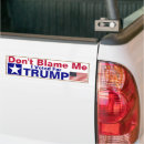 Search for i voted trump bumper stickers Republican