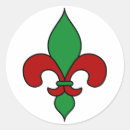 Search for red fleur de lis stickers Green