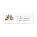 Search for turkey return address labels Colourful