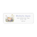 Search for tea party return address labels Purple