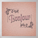 Search for bonjour posters Girly