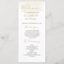 Search for red and gold wedding programs Chic