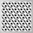 Search for black and white soccer posters Goal