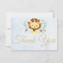Search for lion thank you cards Blue