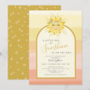 Search for ray of sunshine baby shower invitations Whimsical