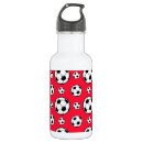 Search for soccer ball water bottles White