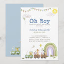 Search for train baby shower invitations Travel