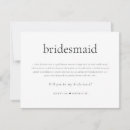 Search for on duty invitations Bridesmaid