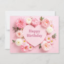 Search for peony birthday cards Pink