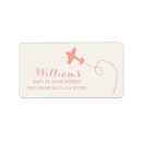 Search for bridesmaid return address labels Pink