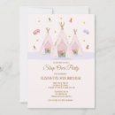 Search for teepee sleepover invitations For kids