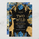 Search for two wild boy birthday invitations Cute
