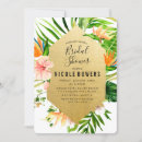 Search for tropical bridal shower invitations Floral