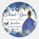 Search for royal blue floral stickers Sweet 16