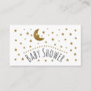 Search for moon and stars baby shower invitations Gold