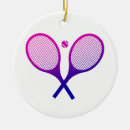 Search for tennis racket on a christmas tree decorations Sports
