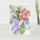 Search for iris watercolor cards Flowers