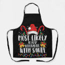 Search for volleyball aprons Santa